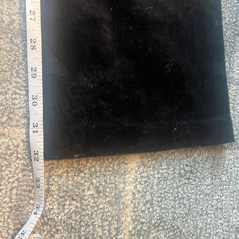 Lowrise Doki-Geki suede women's trousers